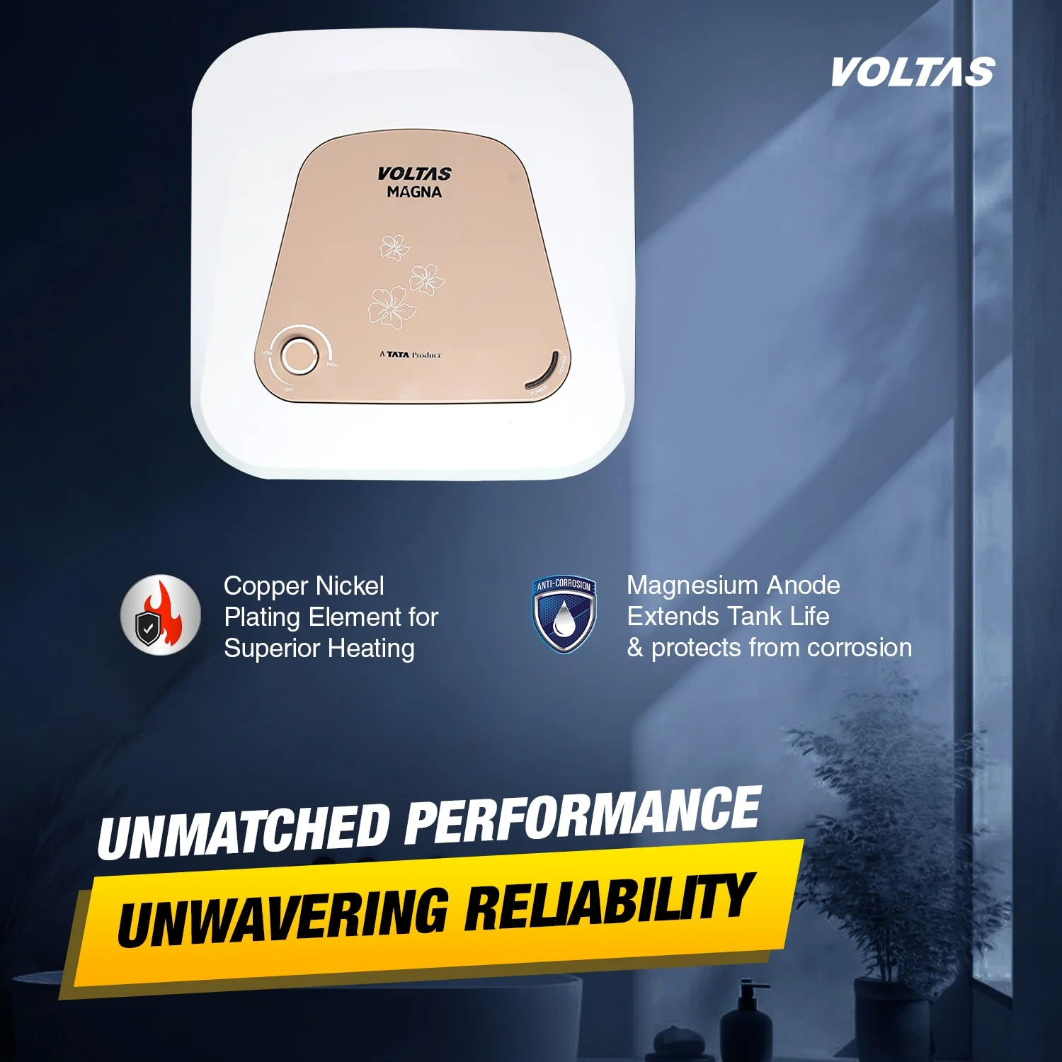 Voltas Magna Water Heater - 10 L (2000 W) - Image 7