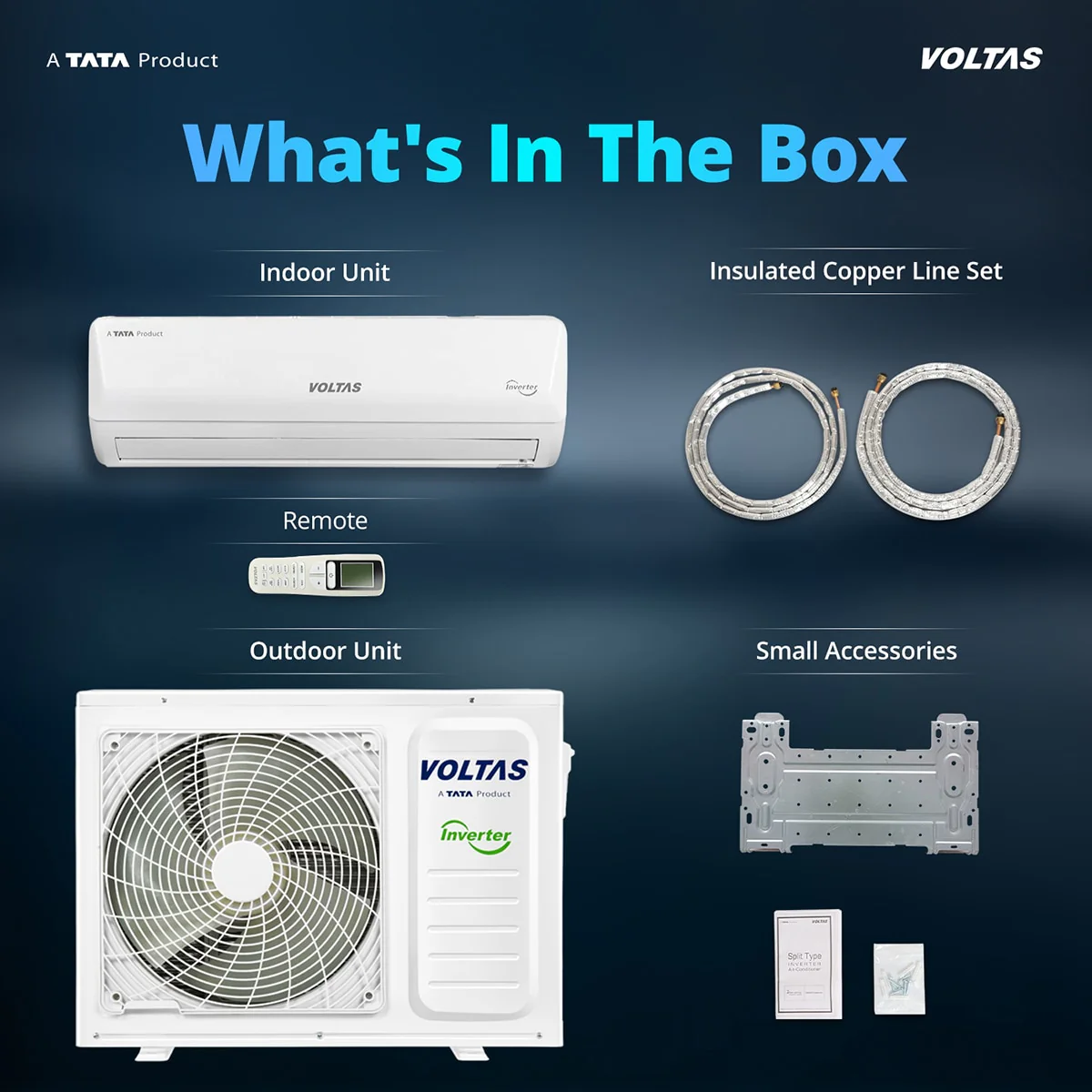 Voltas Split Air Conditioner, 1.5 Ton, 5 Star - 183INV Vectra Emerald - Image 16