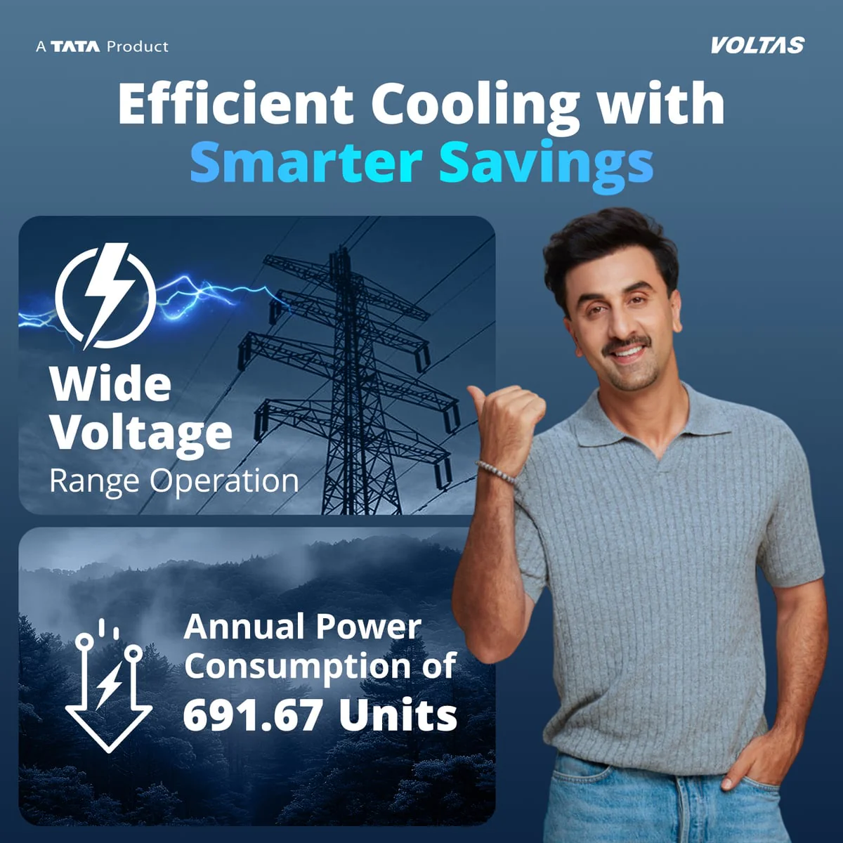 Voltas Split Air Conditioner, 1.5 Ton, 5 Star - 185INV Vectra Elegant - Image 11