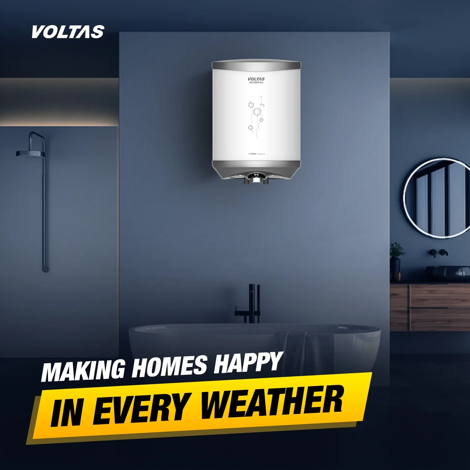 Voltas Ultimo Pro 5 Star Water Heater - 10L (2000 W) - Image 8